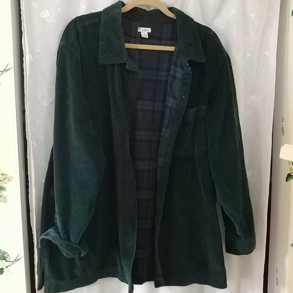 LL Bean Corduroy Big Shirt